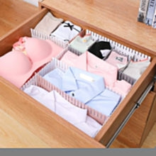 Drawer dividers set, adjustable for customized cabinet organization