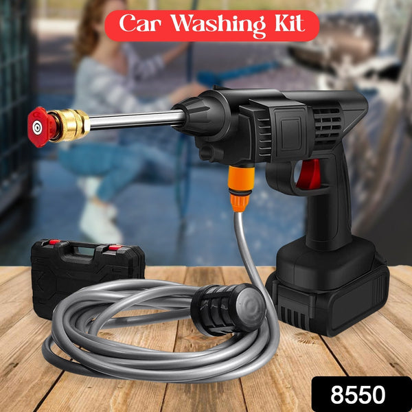 48V Portable Car Pressure Washer Kit with Rechargeable Battery